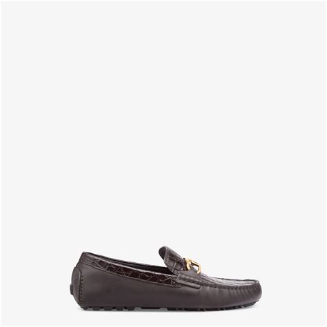 fendi brown loafers|Loafers & Drivers .